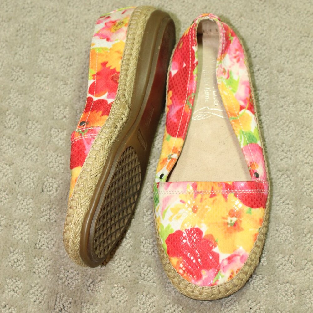 Aerosoles Women's Sz 6.5 Floral Espadrille Flats
